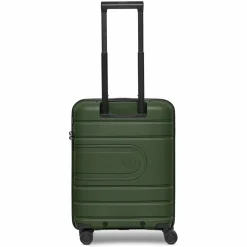 New Redolz Essentials 11 4 Rollen Kabinentrolley 55 cm mit Dehnfalte olive