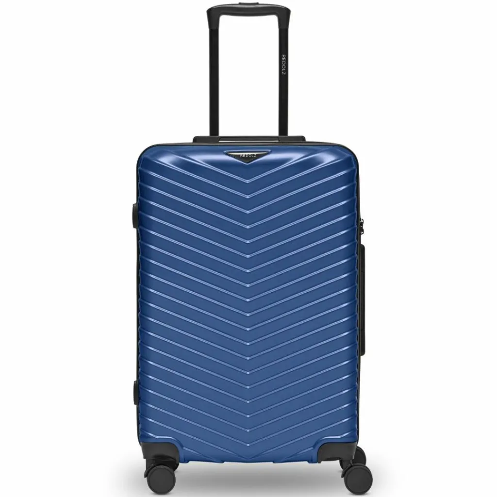 New Redolz Essentials 18 4 Rollen Trolley 66 cm mit Dehnfalte metallic-blue shiny