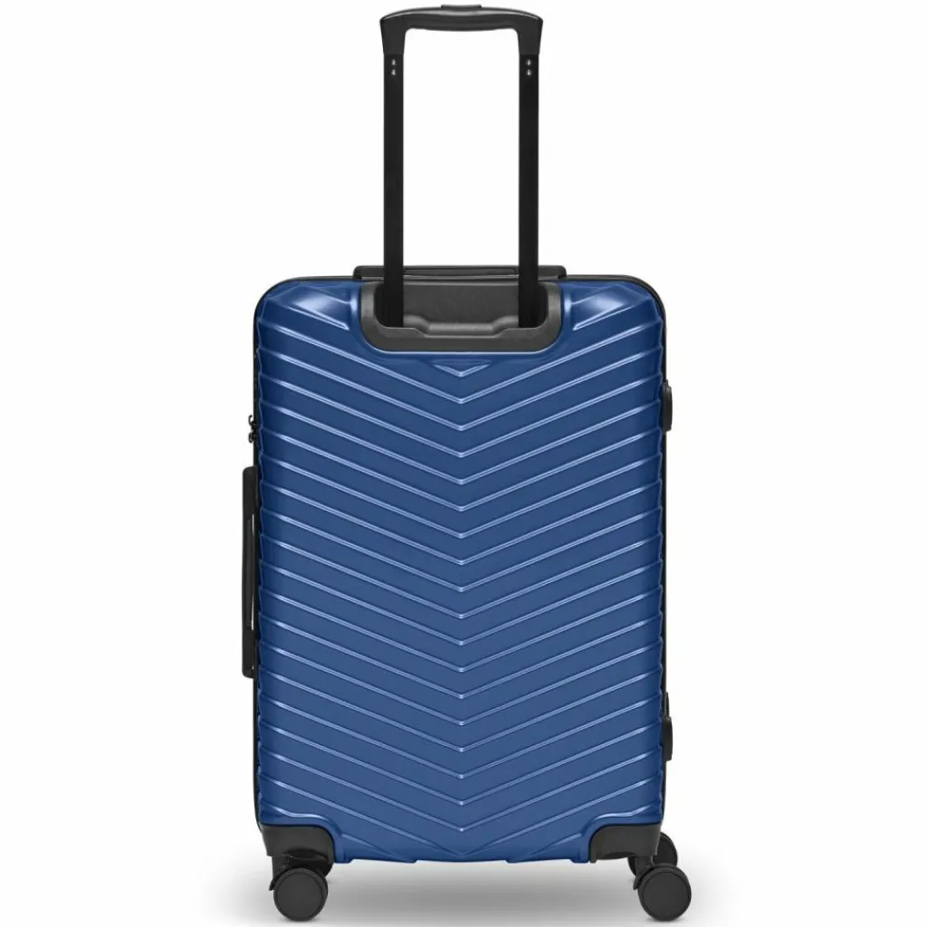 New Redolz Essentials 18 4 Rollen Trolley 66 cm mit Dehnfalte metallic-blue shiny