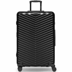 Redolz Essentials 18 4 Rollen Trolley 76 cm mit Dehnfalte metallic-black shiny