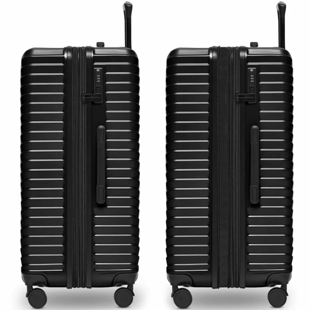 Redolz Essentials 18 4 Rollen Trolley 76 cm mit Dehnfalte metallic-black shiny