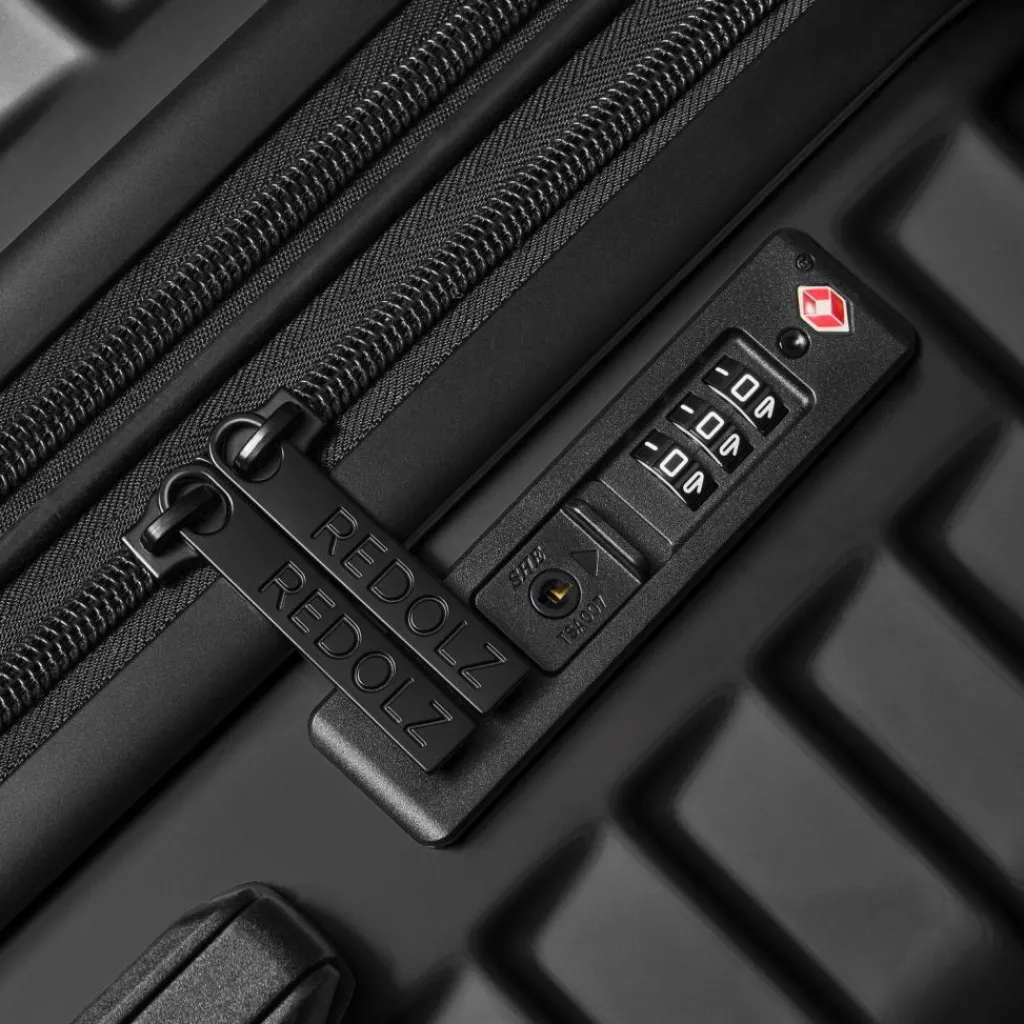 Redolz Essentials 18 4 Rollen Trolley 76 cm mit Dehnfalte metallic-black shiny