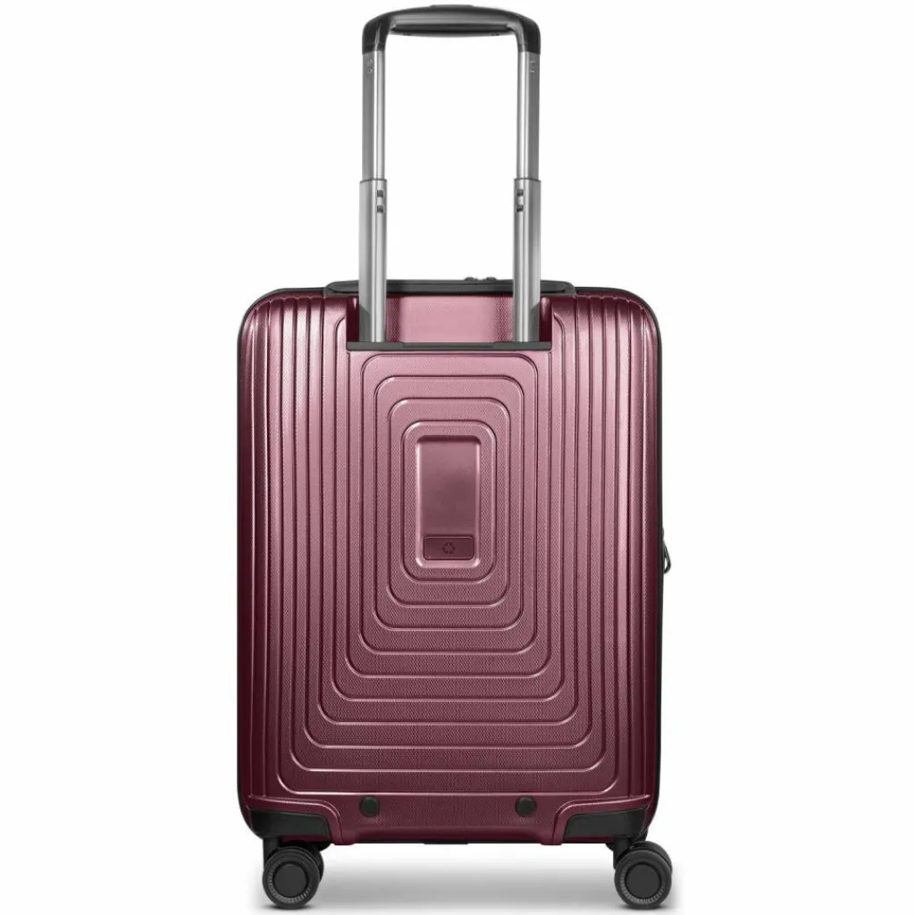 Redolz Hartgepäck Kabinengepäck|4-Rollen Kabinentrolleys<Essentials 14 4 Rollen Kabinentrolley 55 cm mit Dehnfalte aubergine metallic