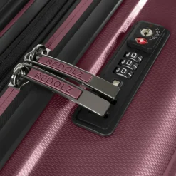 Redolz Hartgepäck Kabinengepäck|4-Rollen Kabinentrolleys<Essentials 14 4 Rollen Kabinentrolley 55 cm mit Dehnfalte aubergine metallic