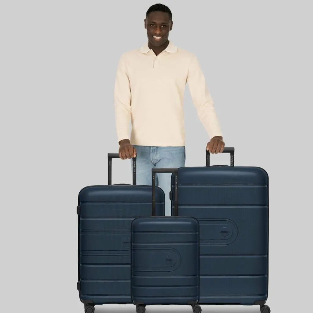 Redolz Essentials 11 4 Rollen Kofferset 3-teilig mit Dehnfalte