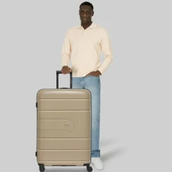 New Redolz Essentials 11 4 Rollen Trolley 76 cm mit Dehnfalte beige