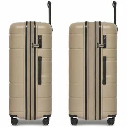 New Redolz Essentials 11 4 Rollen Trolley 76 cm mit Dehnfalte beige