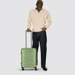 Redolz Hartgepäck Kabinengepäck|4-Rollen Kabinentrolleys<Essentials 10 CABIN 4 Rollen Kabinentrolley 55 cm green-metallic