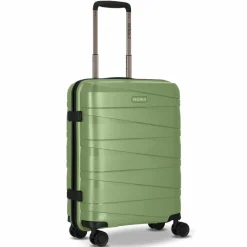 Redolz Hartgepäck Kabinengepäck|4-Rollen Kabinentrolleys<Essentials 10 CABIN 4 Rollen Kabinentrolley 55 cm green-metallic