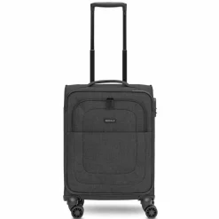 Redolz Weichgepäck Kabinengepäck|4-Rollen Kabinentrolleys<Essentials 12 CABIN 4 Rollen Kabinentrolley 55 cm black2