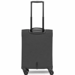Redolz Weichgepäck Kabinengepäck|4-Rollen Kabinentrolleys<Essentials 12 CABIN 4 Rollen Kabinentrolley 55 cm black2