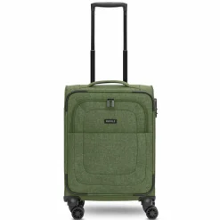 Redolz Essentials 12 CABIN 4 Rollen Kabinentrolley 55 cm olive