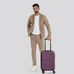 Redolz Hartgepäck Kabinengepäck|4-Rollen Kabinentrolleys<Essentials 16 CABIN 4-Rollen Kabinentrolley 55 cm slim burgundy