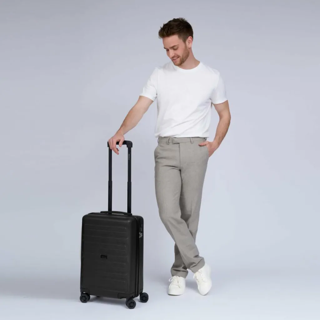 Redolz Hartgepäck Kabinengepäck|4-Rollen Kabinentrolleys<Essentials 08 CABIN 4 Rollen Kabinentrolley 55 cm black 2