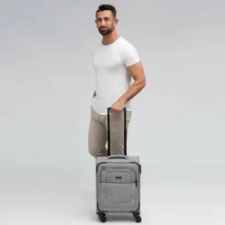 Redolz Weichgepäck Kabinengepäck|4-Rollen Kabinentrolleys<Essentials 12 CABIN 4 Rollen Kabinentrolley 55 cm grey2