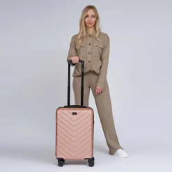 Online Redolz Essentials 07 CABIN 4 Rollen Kabinentrolley 55 cm rose 2