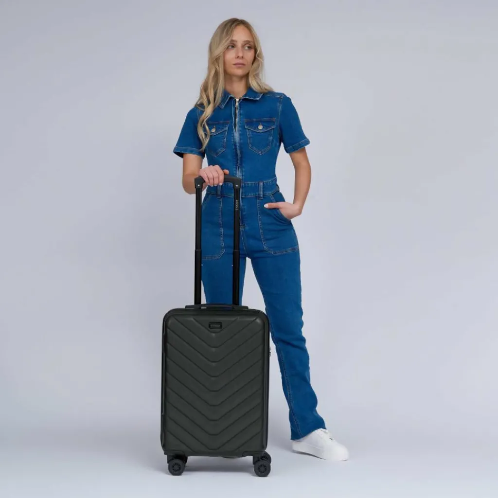 Redolz Hartgepäck Kabinengepäck|4-Rollen Kabinentrolleys<Essentials 07 CABIN 4 Rollen Kabinentrolley 55 cm black 2