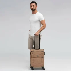 Hot Redolz Essentials 12 CABIN 4 Rollen Kabinentrolley 55 cm coffee