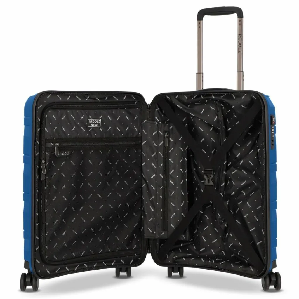 Redolz Essentials 10 CABIN 4 Rollen Kabinentrolley 55 cm blue-metallic 2