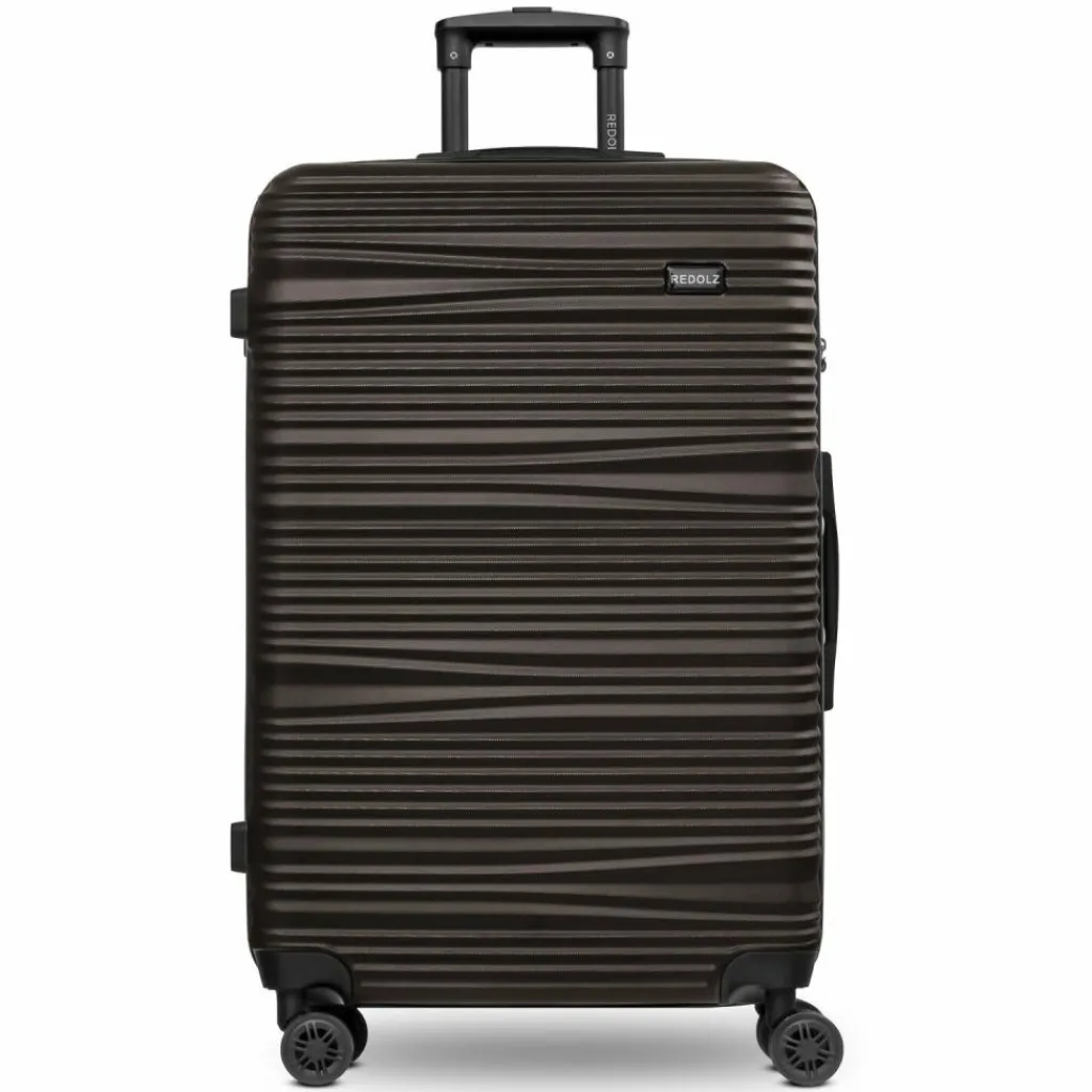 Redolz Hartgepäck|4-Rollen Koffer<Essentials 16 LARGE 4 Rollen Trolley 77 cm coffee