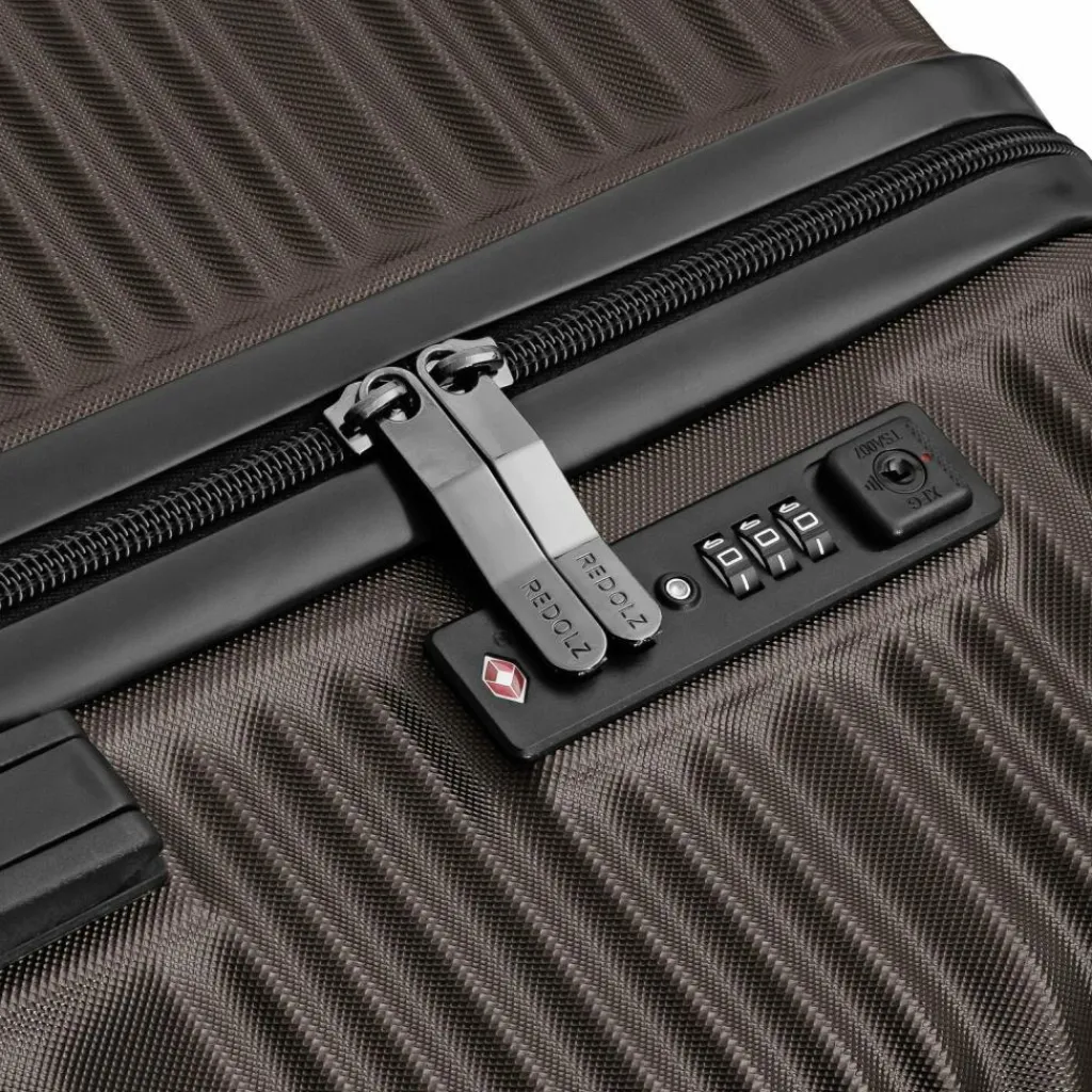 Redolz Hartgepäck|4-Rollen Koffer<Essentials 16 LARGE 4 Rollen Trolley 77 cm coffee