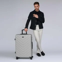 Redolz Hartgepäck|4-Rollen Koffer<Essentials 07 LARGE 4 Rollen Trolley 79 cm silver-colored 2