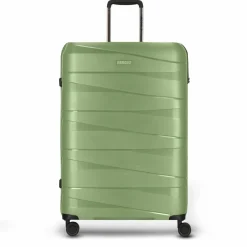 Redolz Hartgepäck|4-Rollen Koffer<Essentials 10 LARGE 4 Rollen Trolley 76 cm green-metallic