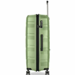 Redolz Hartgepäck|4-Rollen Koffer<Essentials 10 LARGE 4 Rollen Trolley 76 cm green-metallic