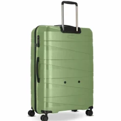 Redolz Hartgepäck|4-Rollen Koffer<Essentials 10 LARGE 4 Rollen Trolley 76 cm green-metallic