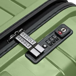 Redolz Hartgepäck|4-Rollen Koffer<Essentials 10 LARGE 4 Rollen Trolley 76 cm green-metallic