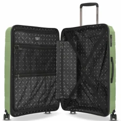Redolz Hartgepäck|4-Rollen Koffer<Essentials 10 LARGE 4 Rollen Trolley 76 cm green-metallic