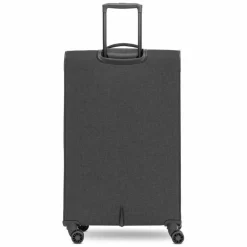 Redolz Weichgepäck|4-Rollen Koffer<Essentials 12 LARGE 4 Rollen Trolley 79 cm mit Dehnfalte black2