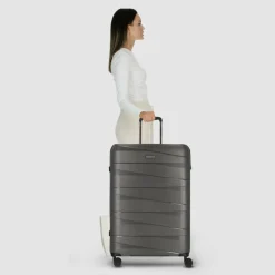 Redolz Hartgepäck|4-Rollen Koffer<Essentials 10 LARGE 4 Rollen Trolley 76 cm grey-metallic 2