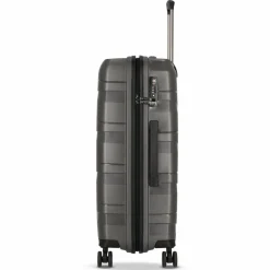 Redolz Hartgepäck|4-Rollen Koffer<Essentials 10 MEDIUM 4 Rollen Trolley 67 cm grey-metallic 2