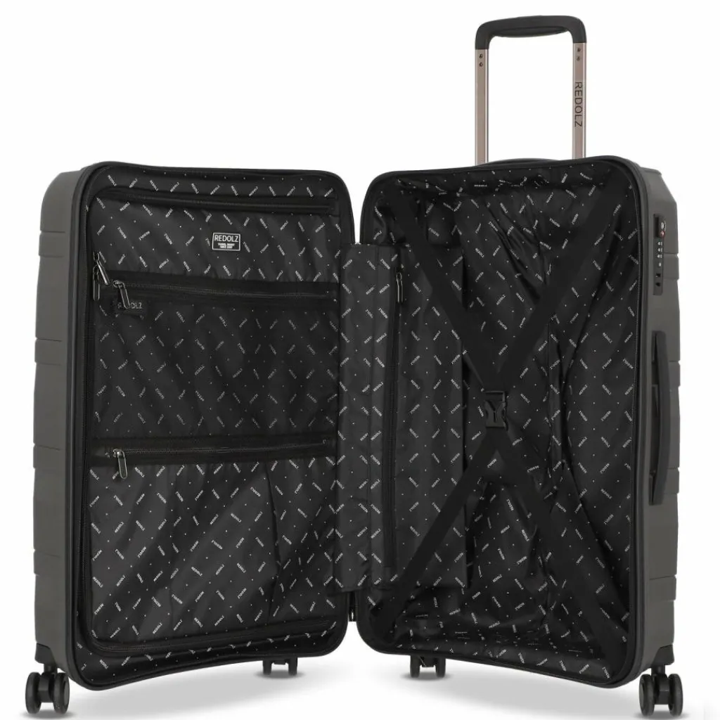 Redolz Hartgepäck|4-Rollen Koffer<Essentials 10 MEDIUM 4 Rollen Trolley 67 cm grey-metallic 2