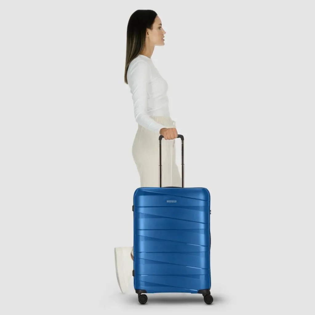 Redolz Hartgepäck|4-Rollen Koffer<Essentials 10 MEDIUM 4 Rollen Trolley 67 cm blue-metallic 2