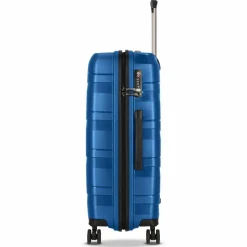 Redolz Hartgepäck|4-Rollen Koffer<Essentials 10 MEDIUM 4 Rollen Trolley 67 cm blue-metallic 2