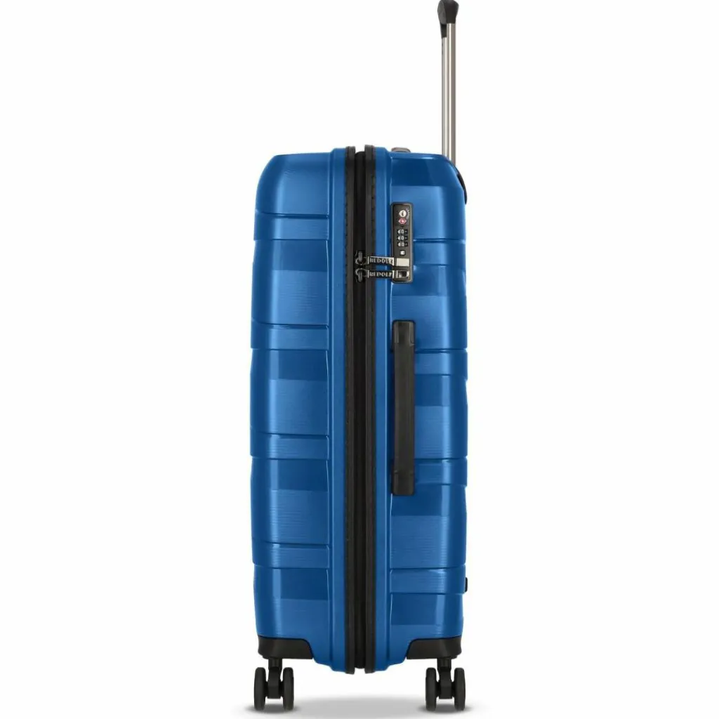 Redolz Hartgepäck|4-Rollen Koffer<Essentials 10 MEDIUM 4 Rollen Trolley 67 cm blue-metallic 2