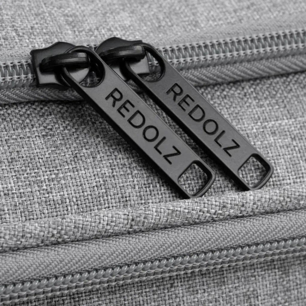 Redolz Weichgepäck|4-Rollen Koffer<Essentials 12 MEDIUM 4-Rollen Trolley 67 cm mit Dehnfalte grey2