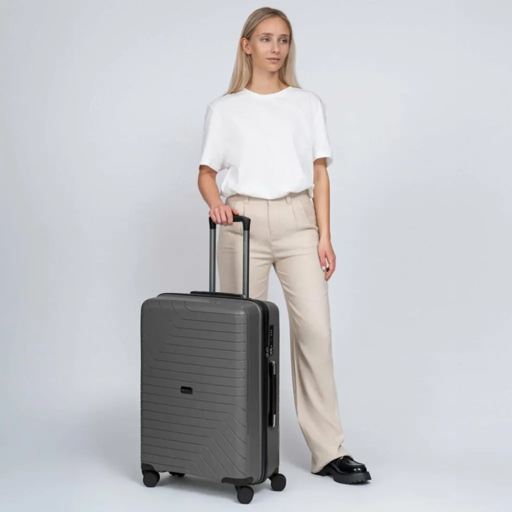 Redolz Hartgepäck|4-Rollen Koffer<Essentials 05 MEDIUM 4 Rollen Trolley 67 cm stone 2