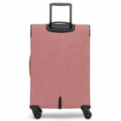 Redolz Weichgepäck|4-Rollen Koffer<Essentials 12 MEDIUM 4-Rollen Trolley 67 cm mit Dehnfalte rose