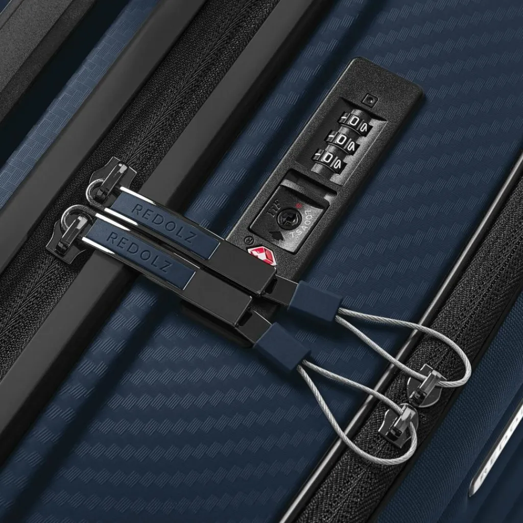 Redolz Hartgepäck Kabinengepäck|4-Rollen Kabinentrolleys<Essentials 17 4-Rollen Kabinentrolley 55 cm Soft-Pocket Laptopfach blue