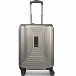 Sale Redolz Essentials 14 4-Rollen Kabinentrolley 55 cm slim coffee grey metallic