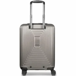 Sale Redolz Essentials 14 4-Rollen Kabinentrolley 55 cm slim coffee grey metallic