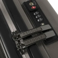 Sale Redolz Essentials 14 4-Rollen Kabinentrolley 55 cm slim coffee grey metallic