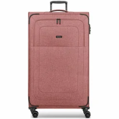 Redolz Weichgepäck|4-Rollen Koffer<Essentials 12 4-Rollen Trolley XL 90 cm sehr groß Sondergröße rose