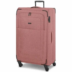 Redolz Weichgepäck|4-Rollen Koffer<Essentials 12 4-Rollen Trolley XL 90 cm sehr groß Sondergröße rose