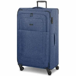 Redolz Weichgepäck|4-Rollen Koffer<Essentials 12 4-Rollen Trolley XL 90 cm sehr groß Sondergröße blue