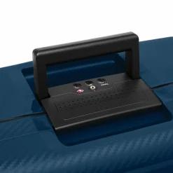 Redolz Essentials 15 4-Rollen Trolley 75 cm mit Dreipunkt-Verschluss navy blue