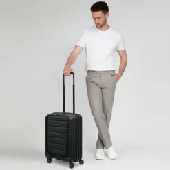 Redolz Essentials 17 4-Rollen Kabinentrolley 55 cm Soft-Pocket Laptopfach